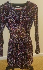 Floral Maxi Romper Jumpsuit Open Back